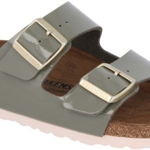 Arizona Donna Birko Flor Patent khaki, calz stretta