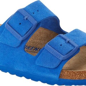 Arizona Unisex Soft Footbed Suede Leather ultra blue, calz stretta