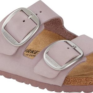 Arizona Big Buckle Donna Nubuck Leather yomo lilac, calz stretta