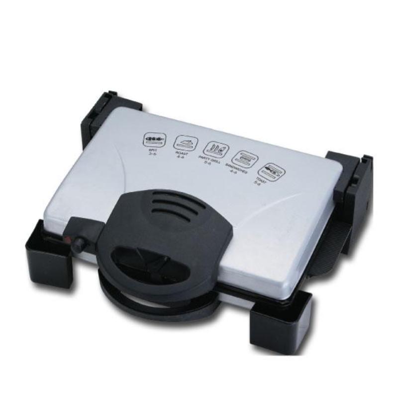 Dpm txg9822 bistecchiera elettrica 2000w cottura a contatto 49x33 cm piastre antiaderenti temperatura regolabile