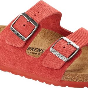 Arizona Unisex Suede Leather corduroy sienna red, calz stretta