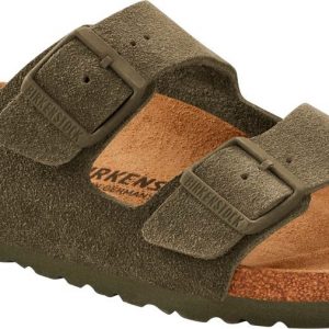 Arizona Unisex Suede Leather thyme, calz stretta