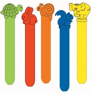 Abbassalingua pediatrici in plastica – conf. 50 pz.