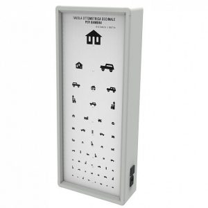 Ottotipo luminoso pediatrico – 3 metri