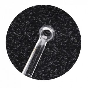 Micro loop - trasparente + 1 illuminatore led - conf. 50 pz.