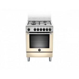 Bertazzoni La Germania AMN664ECRV Cucina Gas 4 Fornelli con Forno Elettrico da 60 cm Crema#CONSEGNA IN 3 SETTIMANE##CONSEGNA IN 3 SETTIMANE#