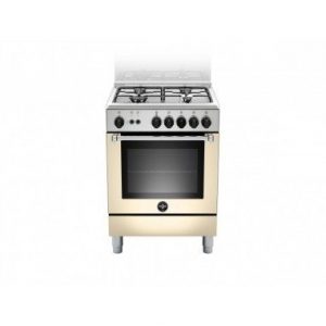 Bertazzoni La Germania AMN664GCRV Cucina Gas 4 Fornelli con Forno da 60 cm Crema#CONSEGNA IN 3 SETTIMANE##CONSEGNA IN 3 SETTIMANE#