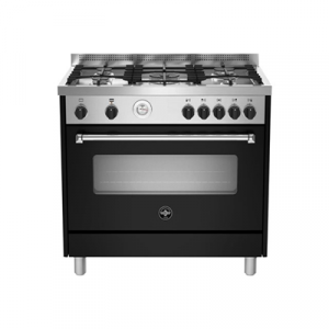 La germania Cucina a gas Serie Americana 5 Fuocchi Nera 90X60#CONSEGNA IN 3 SETTIMANE##CONSEGNA IN 3 SETTIMANE#
