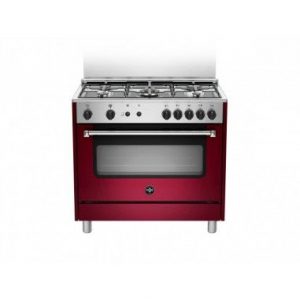Bertazzoni La Germania AMN965GVIV Cucina Gas 5 Fornelli con Forno da 90 cm Rosso#CONSEGNA IN 3 SETTIMANE##CONSEGNA IN 3 SETTIMANE#