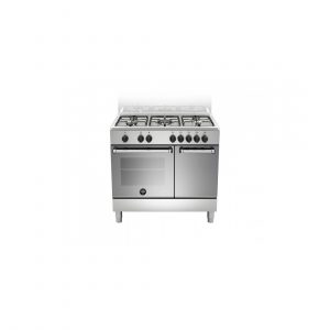 La Germania AMN9P5EXV Cucina Gas 5 Fornelli con Forno Elettrico da 90 cm Acciaio inossidabile#CONSEGNA IN 3 SETTIMANE##CONSEGNA IN 3 SETTIMANE#