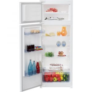 BEKO BDSA250K3SNLH Frigorifero Doppia Porta ad Incasso, h 144 cm, Capacità 220 Lt, Cerniere a SX, Classe Energetica F, Bianco - #CONSEGNA IN 3 SETTIMANE##CONSEGNA IN 3 SETTIMANE#