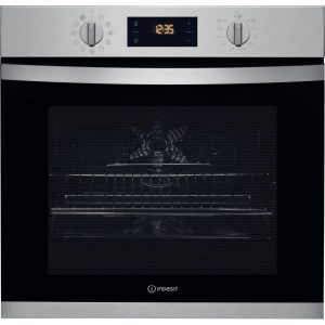 Forno da Incasso Multifunzione Elettrico 60 cm Inox Classe A+ Indesit Estetica Inox Curved – IFW 3844 H IX #CONSEGNA IN 3 SETTIMANE##CONSEGNA IN 3 SETTIMANE#
