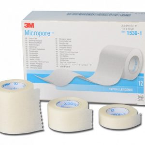 Micropore 3m - h 25 mm x 9,14 m - 12 rotoli