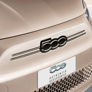 LOGO FRONTALE PER FIAT 500E BRASS 50290286