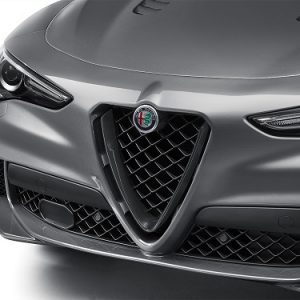 GRIGLIA FRONTALE MIRON LUCIDO VERSIONE QUADRIFOGLIO ALFA ROMEO STELVIO ORIGINALE