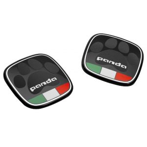 BADGE PANDA CON BANDIERA ITALIANA PER FIAT PANDA ORIGINALE