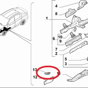 Staffa supporto in plastica di sostegno FIAT Tipo 52017279 Originale