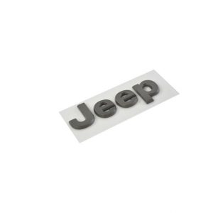SIGLA EMBLEMA LOGO SCRITTA JEEP NERO ANTERIORE ORIGINALE COMPASS 53337789