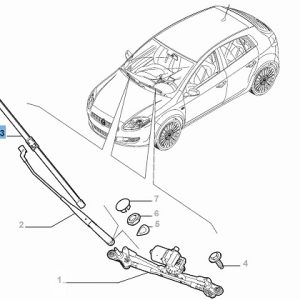 KIT 2 SPAZZOLE TERGICRISTALLI ANTERIORI PER LANCIA DELTA ORIGINALE 6000633369