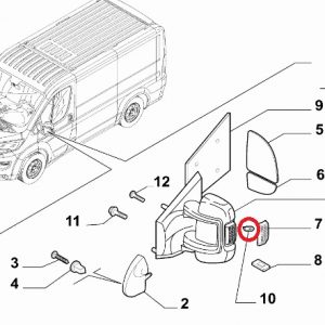 6000634276 Lampada 5w Fiat Ducato Originale