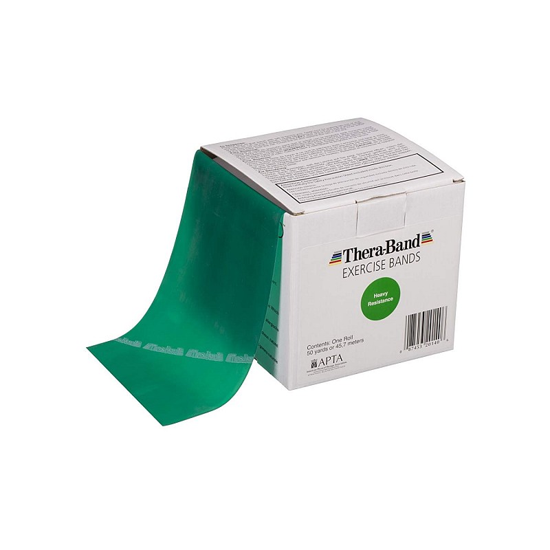 FASCIA ELASTICA THERA-BAND 45 m. x 15 cm. VERDE - MEDIO-FORTE