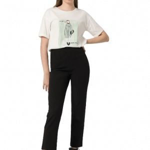 Pantaloni TIFFOSI skinny con pieghe art.10046735 S TIFFOSI Blu Ottanio Poliestere Cina 5601542331994