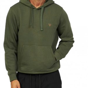 Felpa GUESS con cappuccio art.M3BQ52K9Z21 L GUESS Verde Militare Cotone Bangladesh 7622336643237