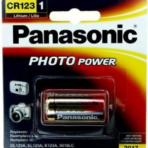 CR123 PANASONIC POWER - LITIO - BLISTER 1 PILA