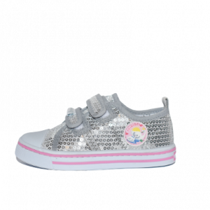 Sneakers PRIMIGI con paillettes art.1946122 27 Argento PRIMIGI Tessuto Italia 1946122270350
