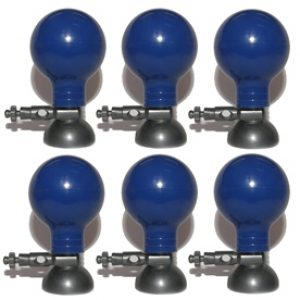 Set di 6 Elettrodi Precordiali - diametro 24 mm