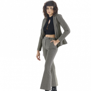 Pantalone PDK in lurex oro art.051463 S PDK Nero Poliestere Italia
