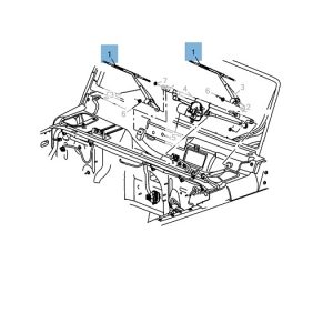 SPAZZOLA TERGICRISTALLI ANTERIORI PER JEEP WRANGLER ORIGINALE K68002390AA