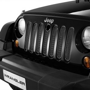 GRIGLIA ANTERIORE IN ACCIAIO PER JEEP WRANGLER ORIGINALE