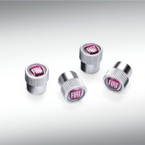 FIAT TAPPI VALVOLE PNEUMATICI CON LOGO PER FIAT 500L ORIGINALE