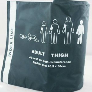 Cosciale (bracciale da gamba) riutilizzabile per monitor