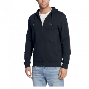 Felpa GUESS con zip e logo art.M2BQ48K7ON4 L GUESS Nero Cotone Bangladesh 7619342028004