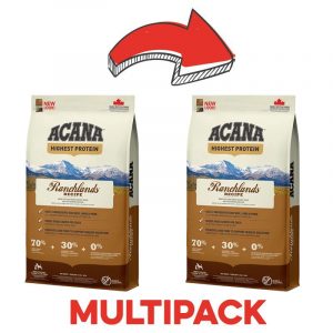 Acana Ranchlands per Cani Peso Confezione 2 Kg – KIT 2x