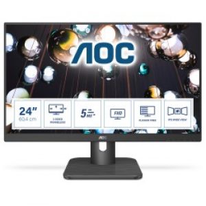 Aoc E1 24e1q Monitor Pc 60.5 Cm (23.8") 1920 X 1080 Pixel Full Hd Led Nero