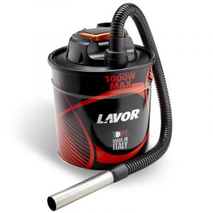 Aspiracenere Lavor Ashley 411 con fusto in metallo da 18litri con portata da 30,4 l/s