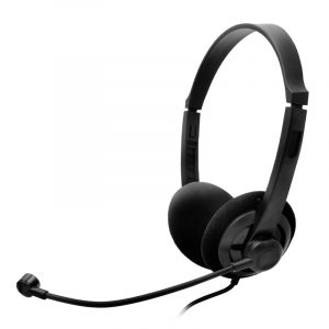 Atlantis Land P003-USB501 cuffia e auricolare Cablato A Padiglione Ufficio USB tipo Nero