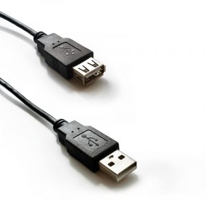 Atlantis Land P019-UB2-AAMF-3 cavo USB 3 m 2.0 A Nero