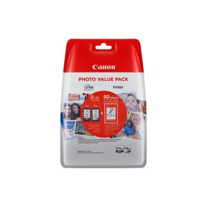 Canon Confezione multipla cartucce d'inchiostro a resa elevata PG-545XL/CL-546XL + carta fotografica