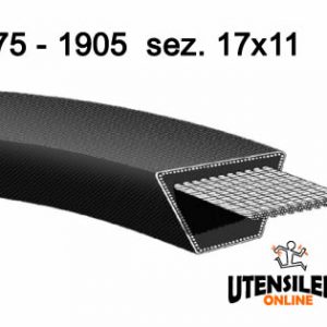 Cinghia trapezoidale sez. 17x11 B75-1905