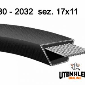 Cinghia trapezoidale sez. 17×11 B80-2032