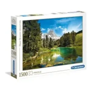 Clementoni Blue Lake Puzzle di contorno 1500 pz Landscape