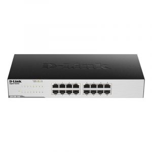 D-Link GO-SW-16G switch di rete Non gestito Gigabit Ethernet (10/100/1000) Nero