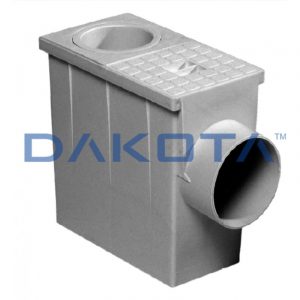 Pozzetto pluviale Dakota Sifonato Dimensioni: 235 x 125 x 220 mm Diam 80/100