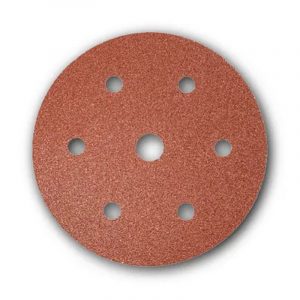 Disco abrasivo forato in carta Rurmec DC 150-225 per carteggiatura Ø225 mm grana 150 (100pz)