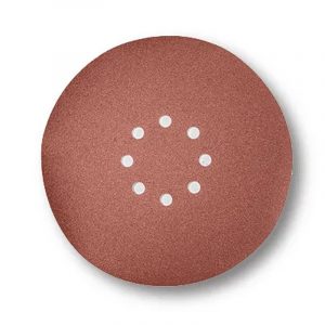 Disco abrasivo forato in carta Rurmec DCR 180-225 per carteggiatrici RC 1500 grana 180 (100pz)
