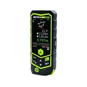 Distanziometro laser rosso a batteria Metrica 60 metri 61260